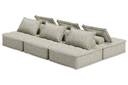 Bales Taupe 6 - Piece Modular Seating - Lara FurnitureSectional