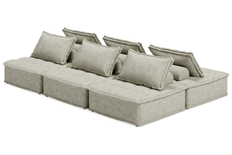 Bales Taupe 6 - Piece Modular Seating - Lara FurnitureSectional