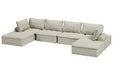 Bales Taupe 6 - Piece Modular Seating - Gate FurnitureSectional