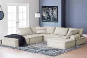 Bales Taupe 6 - Piece Modular Seating - Lara FurnitureSectional