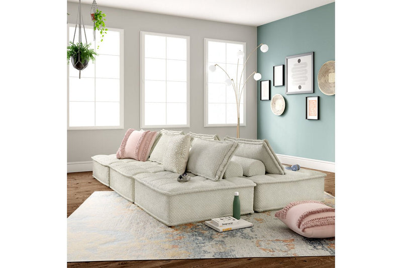 Bales Taupe 6 - Piece Modular Seating - Lara FurnitureSectional