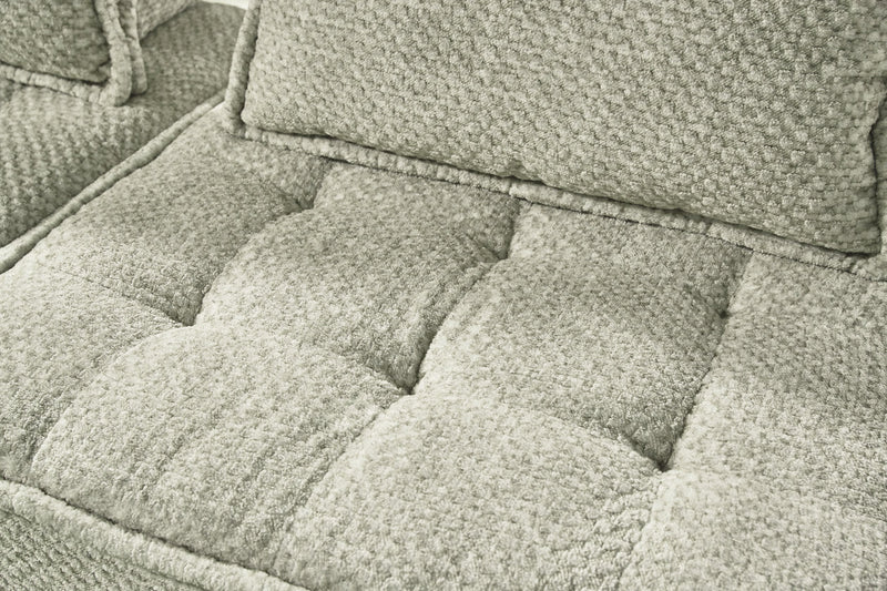Bales Taupe 8 - Piece Modular Seating - Gate FurnitureSectional