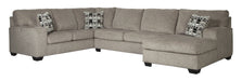 Ballinasloe Platinum RAF Sectional - Gate FurnitureSectional