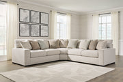 Ballyton Sand 3-Piece Sectional with Ottoman from Ashley - Lara Furniture