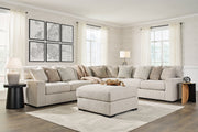 Ballyton Sand 4-Piece Sectional with Ottoman from Ashley - Lara Furniture