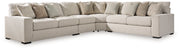 Ballyton Sand 4-Piece Sectional with Ottoman from Ashley - Lara Furniture