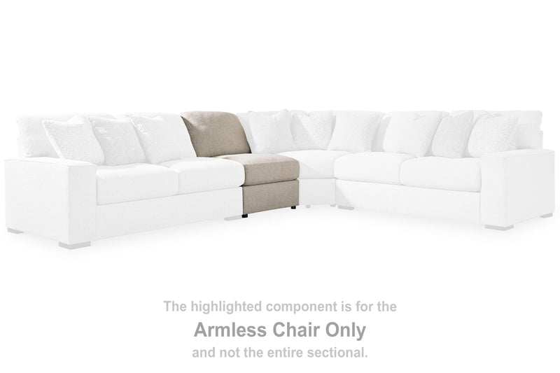 Ballyton Sand Armless Chair - 2510246