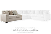 Ballyton Sand Left-Arm Facing Loveseat - 2510255