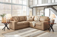 Bandon Toffee Leather 2 - Piece LAF Sectional - Gate FurnitureSectional