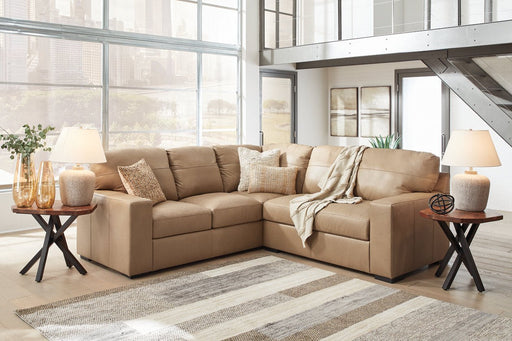Bandon Toffee Leather 2 - Piece LAF Sectional - Gate FurnitureSectional