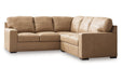Bandon Toffee Leather 2 - Piece LAF Sectional - Gate FurnitureSectional