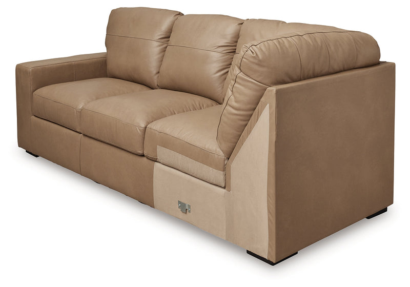 Bandon Toffee Left-Arm Facing Sofa with Corner Wedge - 3800648