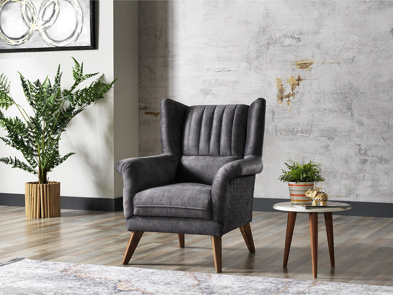 Barbaros Chair in Anthracite - 200-ELIF-BAR-E164-B