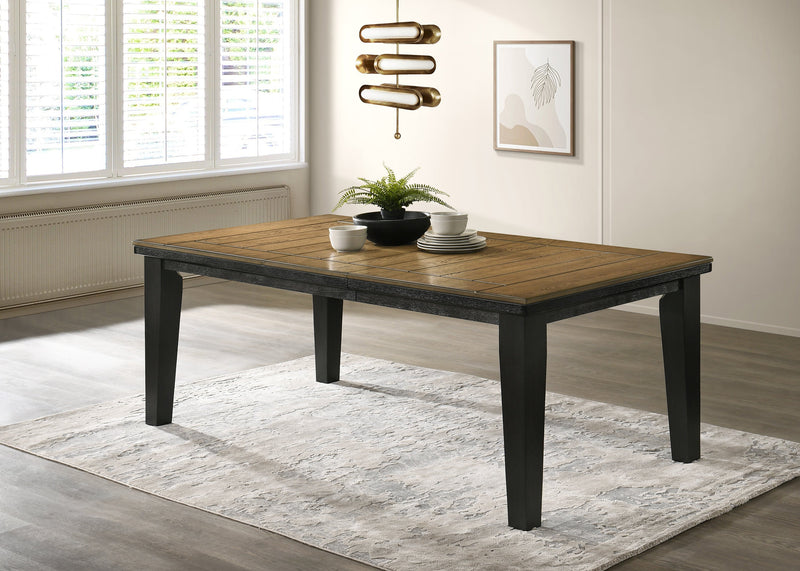 Bardstown Charcoal/Wheat Extendable Dining Set - Lara FurnitureDining Room Set