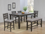 Bardstown Gray Counter Height Dining Set - Lara Furniture