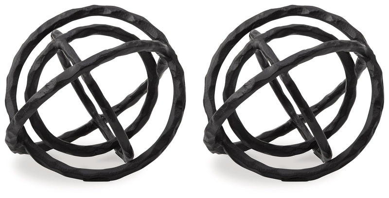 Barlee Black Sculpture (Set of 2) - A2000652