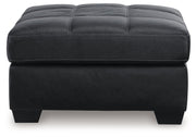 Barlin Mills Carbon Oversized Accent Ottoman - Lara FurnitureOttoman