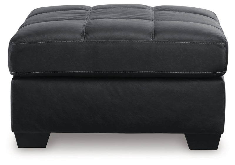 Barlin Mills Carbon Oversized Accent Ottoman - Lara FurnitureOttoman