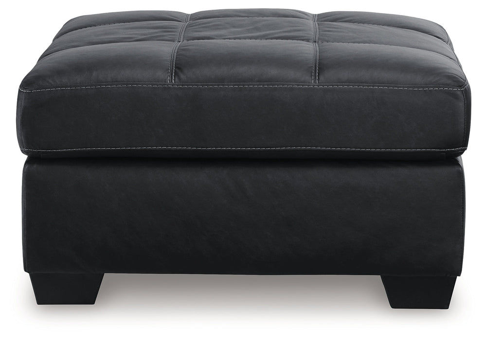 Barlin Mills Carbon Oversized Accent Ottoman - Gate FurnitureOttoman