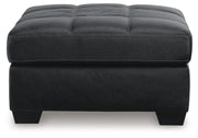 Barlin Mills Carbon Recliner and Oversized Accent Ottoman - 17004U4