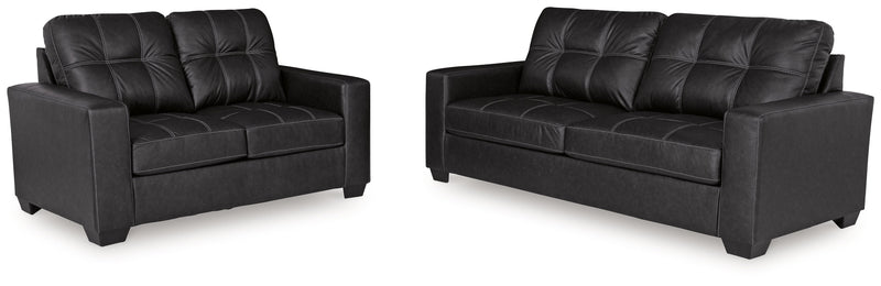 Barlin Mills Carbon Sofa and Loveseat - Lara FurnitureLiving Room Set