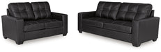Barlin Mills Carbon Sofa and Loveseat - Gate FurnitureLiving Room Set