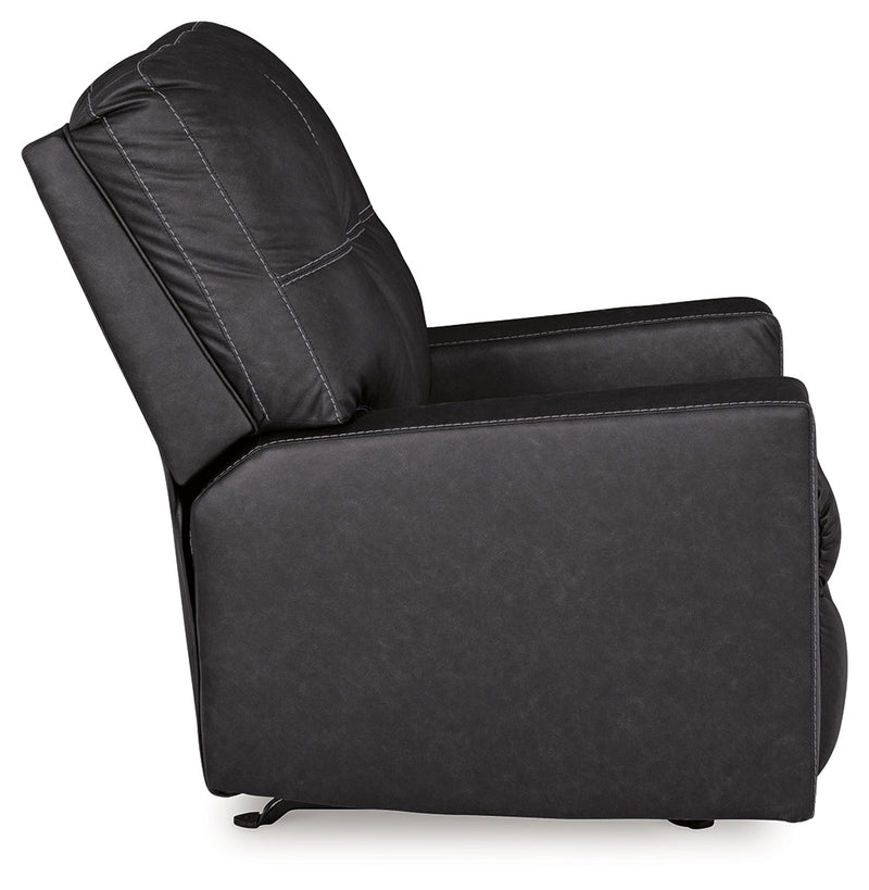 Barlin Mills Sofa, Loveseat and Recliner in Carbon - Gate FurnitureLiving Room Set