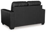 Barlin Mills Sofa, Loveseat and Recliner in Carbon - Gate FurnitureLiving Room Set