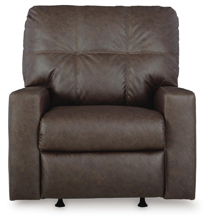 Barlin Mills Umber Sofa and Recliner - 17003U3