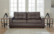 Barlin Mills Umber Sofa and Recliner - 17003U3