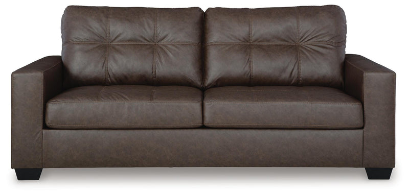 Barlin Mills Umber Sofa and Recliner - 17003U3