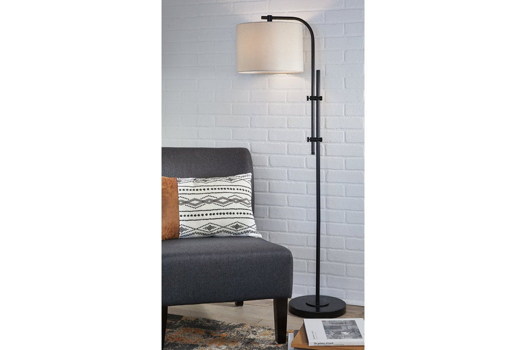 Baronvale Black Floor Lamp - Gate FurnitureFloor Lamps