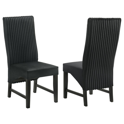 Barrand Upholstered Dining Side Chair Black (Set of 2) - 106387