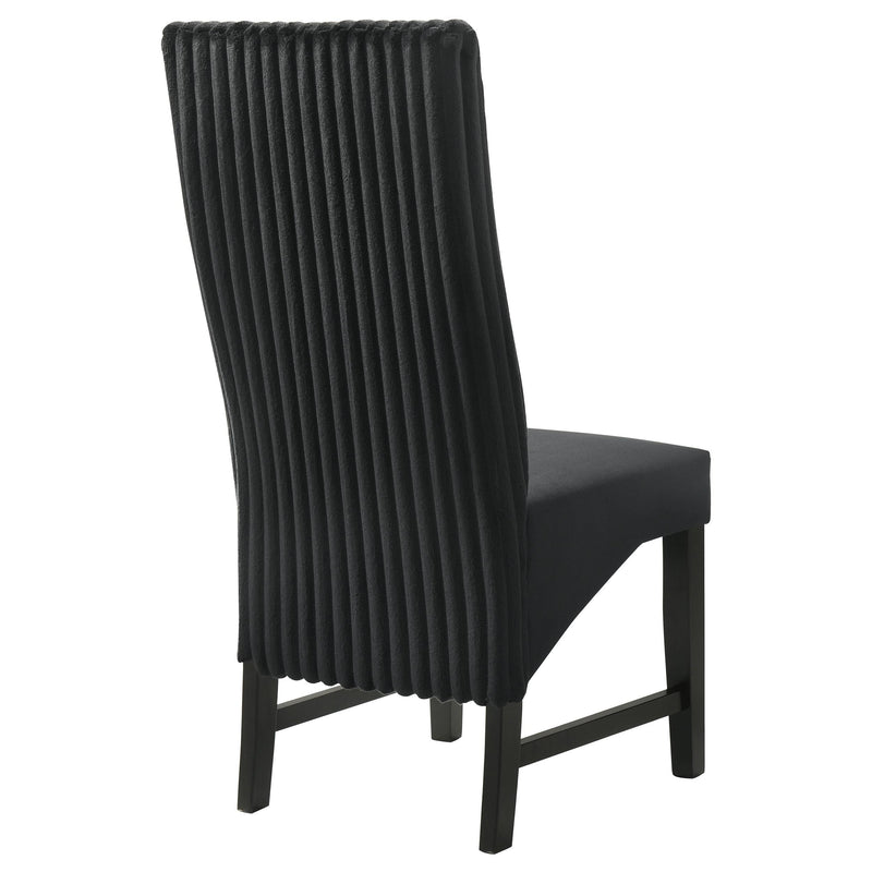 Barrand Upholstered Dining Side Chair Black (Set of 2) - 106387