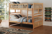 Bartly Pine Full/Full Bunk Bed | B2043 - Lara FurnitureBunk Bed