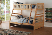 Bartly Pine Twin/Full Bunk Bed | B2043 - Lara FurnitureBunk Bed