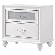 Barzini 2-drawer Nightstand White - 205892