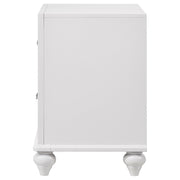 Barzini 2-drawer Nightstand White - 205892