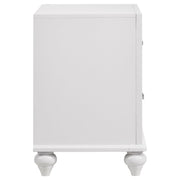 Barzini 2-drawer Nightstand White - 205892