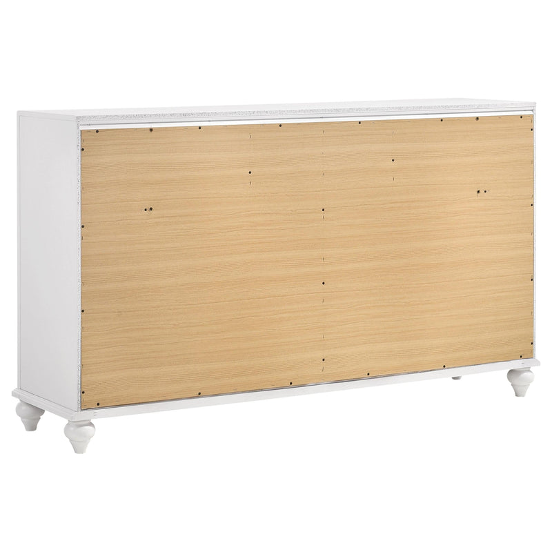 Barzini 4-piece Queen Bedroom Set White - 205891Q-S4