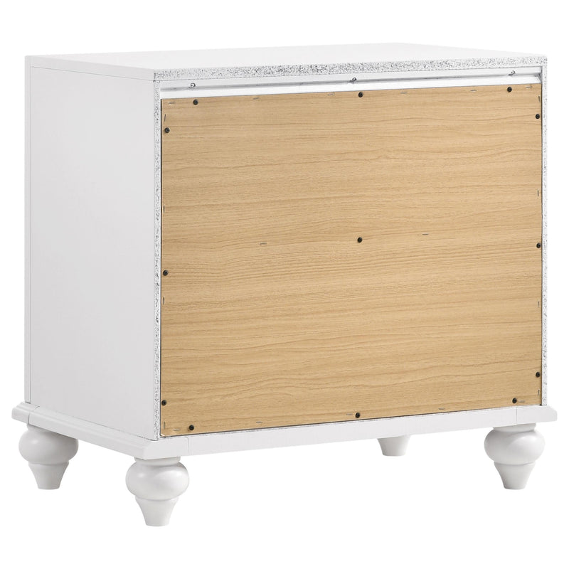Barzini 4-piece Queen Bedroom Set White - 300843Q-S4
