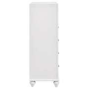 Barzini 5-drawer Bedroom Chest White - 205895