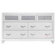 Barzini 5-piece California King Bedroom Set White - 300843KW-S5
