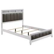 Barzini 5-piece Queen Bedroom Set White - 205891Q-S5