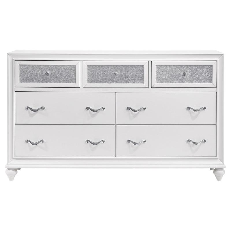 Barzini 7-drawer Dresser White - 205893