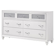 Barzini 7-drawer Dresser White - 205893