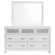 Barzini 7-drawer Dresser with Mirror White - 205893M