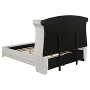 Barzini Upholstered Queen Wingback Bed White - 300843Q