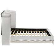 Barzini Upholstered Queen Wingback Bed White - 300843Q