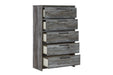 Baystorm Gray Chest of Drawers - Gate FurnitureChest
